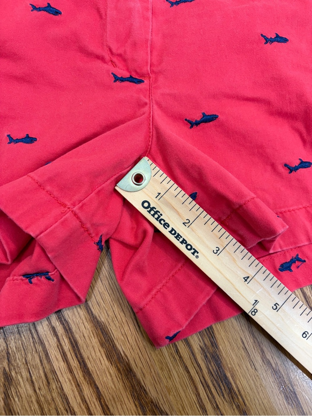 British Khaki 3.5" Cotton Shark Shorts (2) - Picture 6 of 8